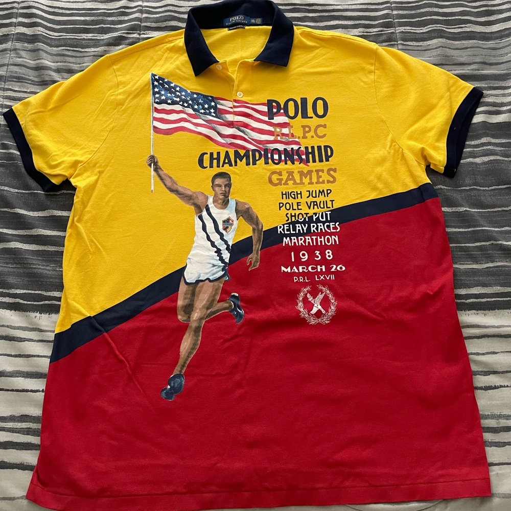 POLO Ralph Lauren Yellow Championship Polo